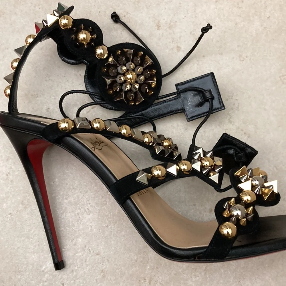 Rare Louboutin Kaleikita heels new - Picture 8 of 16